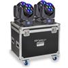 CENTOLIGHT SET 4 TESTE MOBILI WASH CENTOLIGHT THESIS 280 ZOOM CON FLIGHT CASE