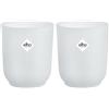 Elho Vibes Fold Orchid High 12,5cm - Vaso per Orchidee da Interno - Vasi per Fiori - 100% plastica riciclata - Trasparente/Trasparente (Confezione da 2)