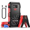PGNOOGE 3000A 22800mAh Booster Avviamento Auto, Avviatore Batteria | Fino a 8,5L Benzina e 6,5L Diesel, avviatore emergenza per auto with Torcia LED Display LED Ricarica Rapida USB