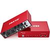 SCHEDA AUDIO ESTERNA EBIXA INTERFACCIA USB 24 BIT 192KHZ MIXER PER PC PROFESSION