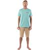 RIP Curl Graphic Short Sleeve Crew Neck T-Shirt, Standard Fit T-Shirt Girocollo a Maniche Corte con Grafica, vestibilità Standard Uomo
