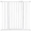 Safetots Cancelletto di Sicurezza Extra Alto in Metallo con Chiusura a Pressione, 100,8cm - 108,4cm, Bianco, 104cm di Altezza, Cancelletto per Scale Extra Alto, Cancelletto per Bambini Alto
