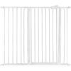 Safetots Cancelletto di Sicurezza Extra Alto in Metallo con Chiusura a Pressione, 113,8cm - 121,4cm, Bianco, 104cm di Altezza, Cancelletto per Scale Extra Alto, Cancelletto per Bambini Alto