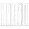 Safetots Cancelletto di Sicurezza Extra Alto in Metallo con Chiusura a Pressione, 120,3cm - 127,9cm, Bianco, 104cm di Altezza, Cancelletto per Scale Extra Alto, Cancelletto per Bambini Alto