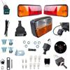Ama Kit Luci Universale per Trattore 12V - Installazione Facile, Normative Stradali, Completo di Lampadine e Accessori Premontati, Made in Italy