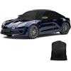 kswiown Copertura Mezza Compatibile con Alpine A110 2017-2025, Copertura Auto Impermeabile, Telone per Garage con Strisce Riflettenti, Protezione da Neve e Polvere