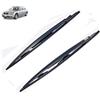 Autopixl Tergicristalli anteriori compatibili con BMW Serie 7 E65 E66 2002-2008 Alpina B7 Parabrezza Parabrezza Finestra 730Li 740Li 730d 740d 730i 740i