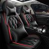 Muchkey Copri-sedili Auto per BMW serie 1 114 116 118 123 125 140 2004-2024 | Anteriori e Posteriori Coprisedile Accessori Con Cuscino Cervicale e Lombare(mh109 lusso - Nero