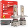 Nakamichi Lampadine LED GR880 Series H4 Per La Sostituzione, 33,000 Lumen 300W Per Set, Bianco Xeno Super Luminoso, Collega E Usa, Abbaglianti E Anabbaglianti, Confezione Da 2, 6000K, H4 (HB2 9003)