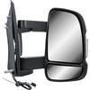 KINGVANS Specchietto retrovisore esterno destro per Fiat Ducato 2006-2024 | braccio lungo,Regolabile elettricamente e riscaldabile,per Citroën Jumper Peugeot Boxer 2006-2024,per Opel Movano 2022-2024