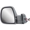 KINGVANS Specchietto retrovisore esterno sinistro per Citroen Berlingo 2012-2018 | regolazione elettrica,riscaldato,tappo nero opaco,pieghevole manuale,per Peugeot Partner 2012-2018