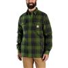 Carhartt Relaxed Fit Heavyweight Flannel Sherpa-Lined Shirt Jac Camicia Button-Down Uomo (Pacco da 1)