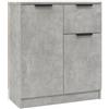 Generico Credenza Grigio Cemento 60x30x70 cm in Legno Multistrato,Mobili,Armadietti e portaoggetti,Buffet e credenze,Grigio,23 kg,811110