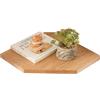 OAKERLAND Mensola angolare sospesa in rovere con canali cavi nascosti, mensole angolari in legno massello, montaggio a parete, per bagno, cucina, camera da letto, soggiorno (25 cm)