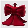 EDG Enzo De Gasperi Base per Albero Natale Pino Fiocco Velluto H 57 Cm L 50 Cm L 50 Cm Burgundy