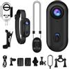 Generic Azione piccola multiuso, corpo impermeabile della fotocamera, balcone della | Strumento magnetico compatto girevole a 360 gradi, per sci, moto subacquea, vlogging, viaggi, streaming, trail sport