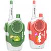 cenoman Set di 2 walkie-talkie per bambini. Kit per bambini