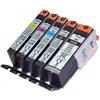 Canon Set multipacco di cartucce originali Canon PGI-580BK/CLI-581 BK/C/M/Y (580 581), compatibile con Pixma TR7550, TS8150, TR8550, TS8151, TS9150 e altri modelli, confezione di cartucce senza imballaggio aggiuntivo