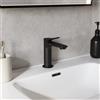 Parama Miscelatore lavabo senza scarico nero opaco | Anne