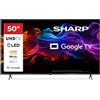SHARP 50HP5265E 50" GOOGLE TV QLED 4K FRAMELESS DOLBY AUDIO VISION CHROMECAST
