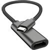 Vancle Adattatore da USB C a HDMI, Type C HDMI Convertitore 4K Thunderbolt 3/4, Compatibile con Laptop MacBookPro/Air, iPhone 15 16 Pro/Max, Samsung GalaxyS8-S23, Surface,Ipad Pro (60HZ)