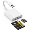 Vancle Lettore di Schede SD USB C, Adattatore Scheda da Type C a Memoria MicroSD, Lettori-Schede di Memoria, Plug and Play, Compatibile con iPhone 17/16/15 Pro Plus, Samsung S25,Xiaomi (USB C-2 in 1)