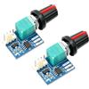 AYWHP PWM Regolatore di velocità della ventola AYWHP PWM 12V Unidirezionale 4 Pin Regolatore Della Ventola Silenzioso un Bassa Potenza Potenziometro