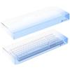 ATTACK SHARK Copertura antipolvere per tastiera in acrilico trasparente per a 98 tasti, 17,4 * 6,5 * 1,9 pollici, compatibile con tastiera di dimensioni inferiori a 98 tasti - Blu