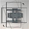 HILLPORT 80 85 86 90 Supporto TV Parete 55-95 Rotazione 90° Portata 60 kg | Staffa girevole e inclinabile, braccio estendibile, VESA 600x500 mm, per TV LCD/LED/curvi/piani, regolazione angolo ±90°