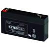 EXTRACELL Batteria Ricaricabile al Piombo SIGILLATA 6 Volt 1,3 Ah Marca