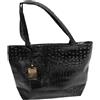 DEARMAMY Borsa Tote In Pelle Pu Di Grande Capacità Borse A Tracolla Stilista Borsa A Tracolla A Secchiello Nera 40X10X30