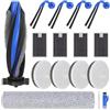 VIEWALL Accessori per ECOVACS X12 OMNICYCLONE,X12 OMNICYCLONE Care Complete,X12S | 1 Spazzola Principale,1Rotolo di Salviette,4 Spazzole Laterali,4 Filtri HEPA,4 Filtri in Cotone,1 Strumento di Pulizia