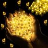 HIQE-FL Rotondo Lampada a Palloncino, 120Pcs LED Palloncini, Luci Rotonde, Mini Lanterni di Carta, Luce a LED (Bianco Caldo)