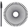 zoerbufan Pennello per Ciglia Monouso 50 PCS,Spazzole a Cils,Mini Scovolino Cils,Lash BrushPennello per Ciglia Monouso,Kit di Pennelli per Trucco (Nero)