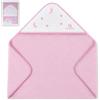 Interbaby Mantellina da bagno extra morbida Interbaby Don Algodon per neonati, con stelle e luna