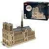 World Brands Puzzle 3D Difficile - Puzzle 3d Notre Dame XL | Puzzle 3 D 293 Pezzi |