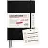 LEUCHTTURM1917 Planner settimanale 2027, calendario accademico A5, Nero