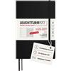 LEUCHTTURM1917 400182 Agenda settimanale e taccuino 2027, A5, Nero, Tedesco