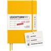 LEUCHTTURM1917 Agenda settimanale 2027, Medium (A5), Sunflower, Tedesco