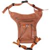 minkissy Marsupio Sportivo da Corsa in Pu, Borsa da Gamba per Uomo | Stile Classico, Stabilità Aderente al Corpo, Capienza Ampia, per Ciclisti, Pesca, Viaggi e Gite