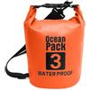 PLYHNDRC Borsa impermeabile impermeabile Sacca da viaggio Nuoto Rafting River Trekking Galleggiante Vela Canoa Canottaggio Borsa d'acqua(Orange)