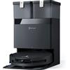 Ecovacs DEEBOT T50 OMNI Gen3 Nero - Robot aspirapolvere e lavapavimenti - Stazione automatica e aspirazione 25.000 Pa