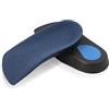 JHTSOLE 3/4 Ortesi Mezza Inserto Arch Supporta Sottopiede Tallone Cuscino Imbottitura Metatarsale Alleviare Fascite Plantare Talloni Speroni Piatto Arch Borsite Tallone Arch Dolore XL 46-48