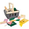 small foot Cestino della spesa con alimenti fresh con cestino in velcro, dai 2 anni