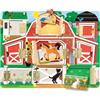 Melissa & Doug Il Gioco del nascondi e Trova Fattoria, Gioco in Legno, Pannello Sensoriale Montessori Giochi da Tavolo, Giochi Bambini 3 Anni in su, Pannelli in Legno Regalo Bambino 3 Anni