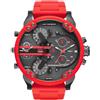 Diesel Mr. orologio daddy orologio da uomo, movimento multifunzionale con cinturino in silicone, acciaio inossidabile o pelle