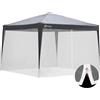Sekey Zanzariera per Gazebo, 3 * 3 M Padiglione per zanzariera, con Cerniera e Cinturini
