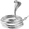 JewelryWe Collana/Bracciale Lunga Bohemia,Collana Gotico a Serpente Pieghevole, Multiuso, Flessibile, Regolabile
