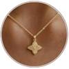 HANLI Collana Donna Oro Placcato 14K e Zirconi Cubici Anallergici Leggeri Trendy Gioielli di Moda per le Donne