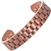 MnB Magnetic Bracelets Braccialetto Magnetico in Rame Bracciale Rame Uomo e Donna Magnete Potente La Migliore Terapia Naturale per Alleviare il Dolore MnB Magnetic Bracelets - Taglie: grande